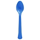 Boxed, Heavy Weight Spoons, Mid Ct. - Bright Royal Blue (20 Count)