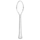 Boxed, Heavy Weight Spoons, High Ct. - Clear (50 Count)