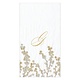 Berry Branches Single Initial Paper Guest Towel Napkins - 15 Per Package Letter G