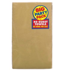 Gold Big Party Pack 2-Ply Guest Towels
