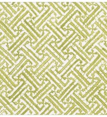 Fretwork Paper Dinner Napkins in Moss Green - 20 Per Package
