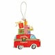 Christmas Rush Decorative Die-Cut Gift Tag - 4 Per Package