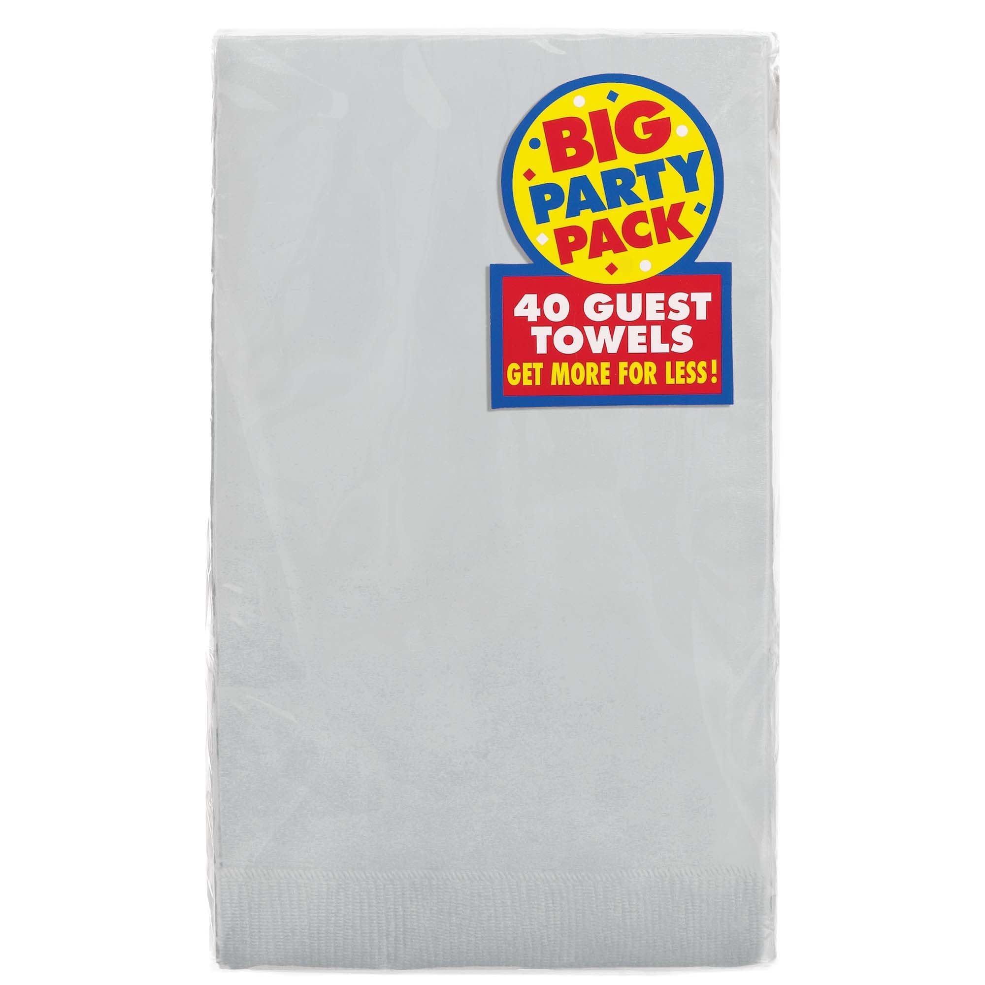 Silver Big Party Pack 2-Ply Guest Towels