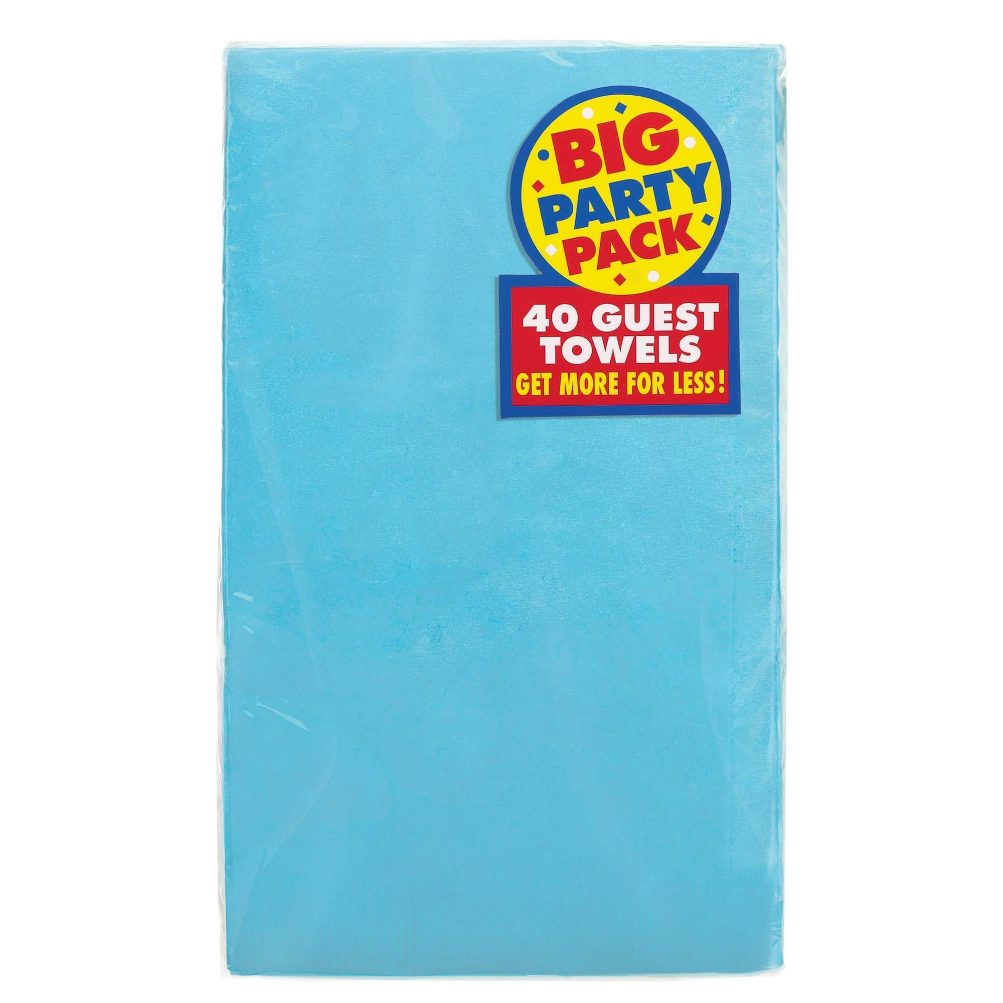 Caribbean Blue Big Party Pack 2-Ply Guest Towels