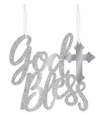 God Bless Hanging Sign