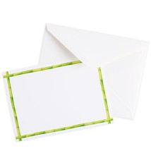 Bamboo Border Blank Correspondence Cards