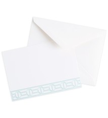 Garden Gate Blank Correspondence Cards in Light Blue