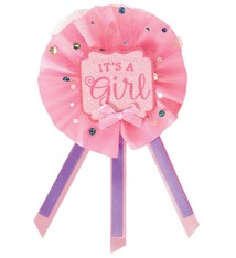 It's A Girl Fancy Award Ribbon