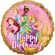 18" Mylar "Happy Birthday" Disney Princess  - #117
