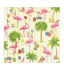 Party Flamingos Paper Luncheon Napkins - 20 Per Package