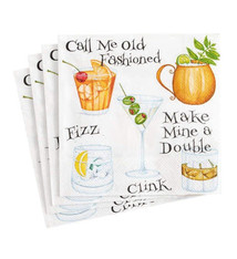 Cocktail Hour Paper Cocktail Napkins - 20 Per Package