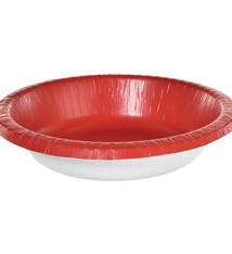 20 Oz. Paper Bowls, Mid Ct. - Apple Red