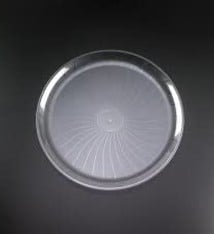 16" Round Party Tray - Clear