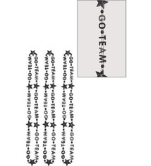 Black Go Team Bead Necklaces 3ct