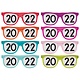 2022  Printed Glasses - Colorful, Multipack