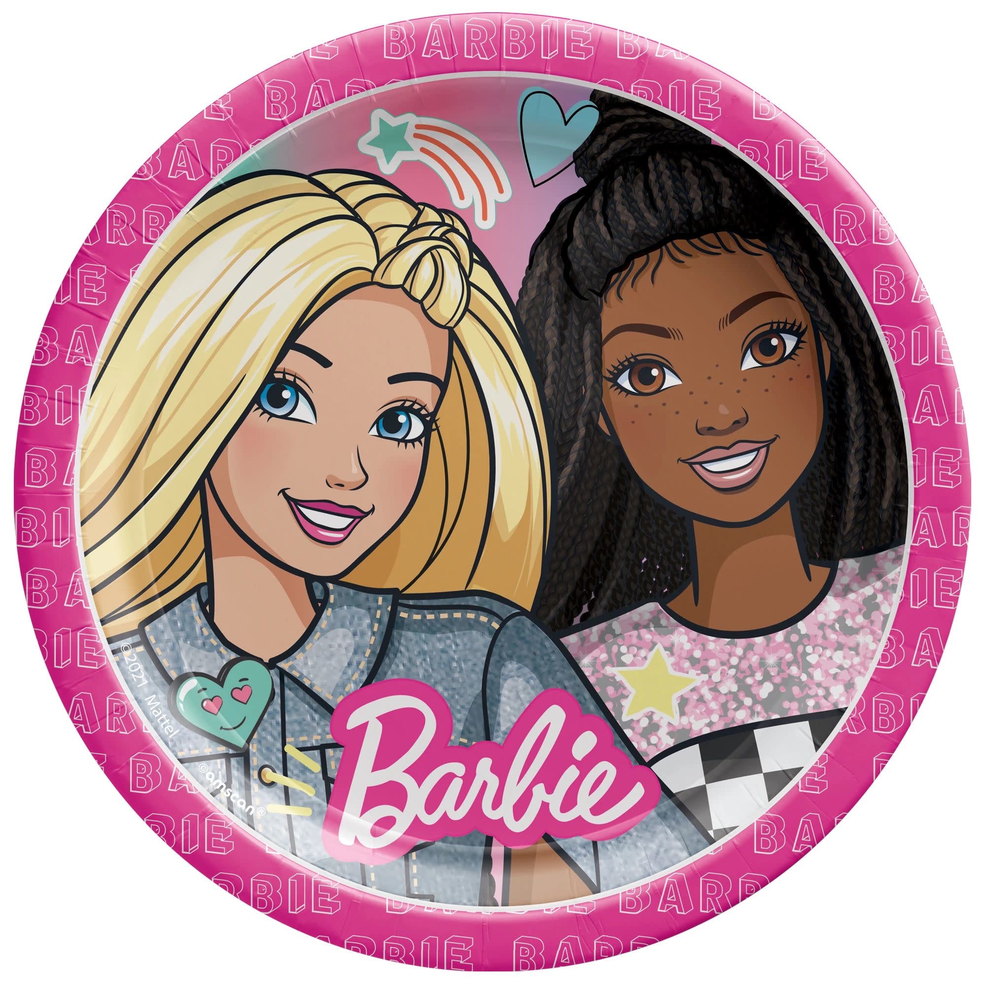 Barbie Dream Together 9" Round Plates