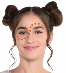Orange Face Makeup