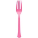 Boxed, Heavy Weight Forks, High Ct. - Bright Pink (50 Count)