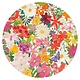 Halsted Floral Round Paper Placemats - 12 Per Package