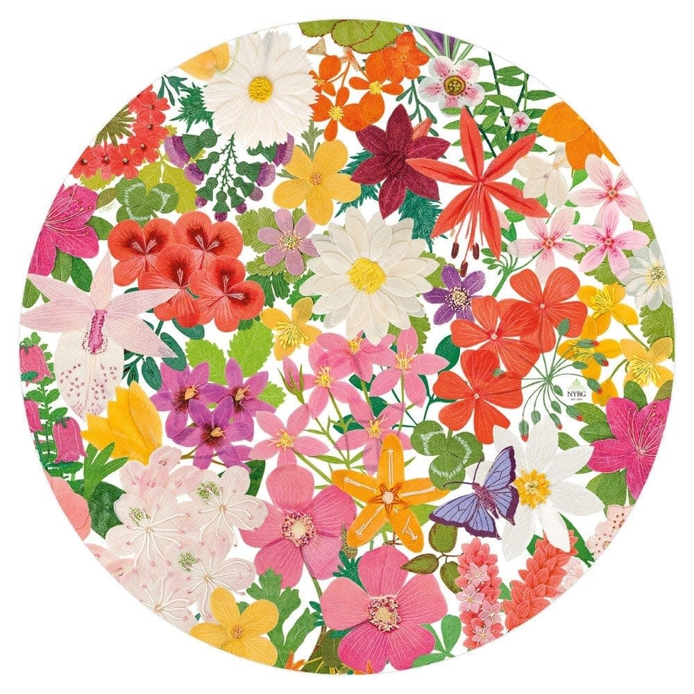 Halsted Floral Round Paper Placemats - 12 Per Package