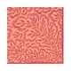 Block Print Leaves Paper Luncheon Napkins in Fuchsia & Orange - 20 Per Package