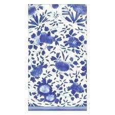 Delft Paper Guest Towel Napkins in Blue - 15 Per Package