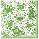 Delft Paper Dinner Napkins in Green - 20 Per Package
