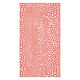 Pebble Paper Linen Guest Towels Napkins in Coral - 12 Per Package