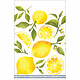 Lemons Plastic Party Table Cover 54 X 102