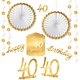 Golden Age Birthday 40th Room Decoration Kit