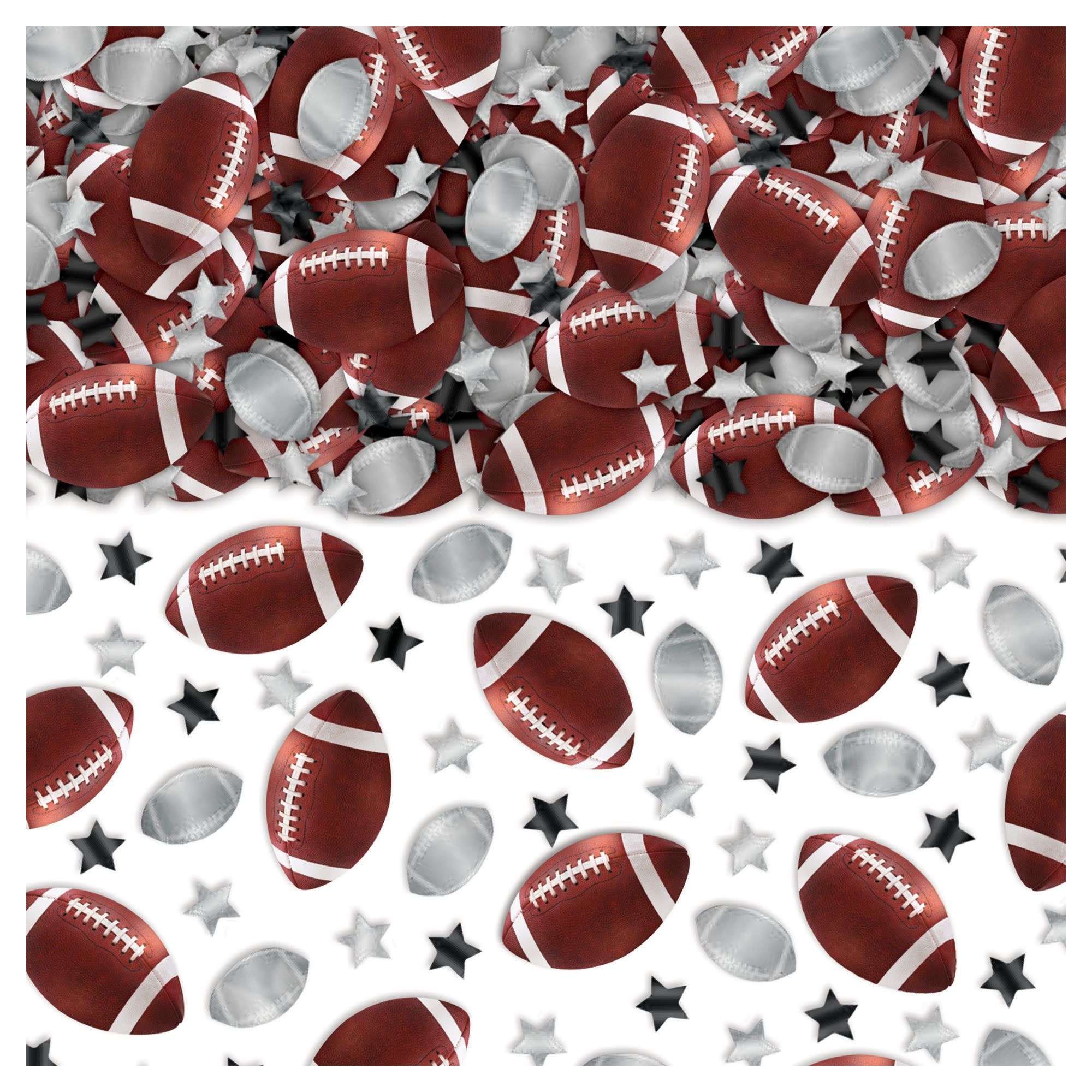 Football & Stars Confetti