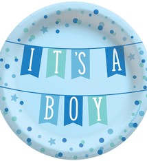 It's A Boy 6 3/4" Plates