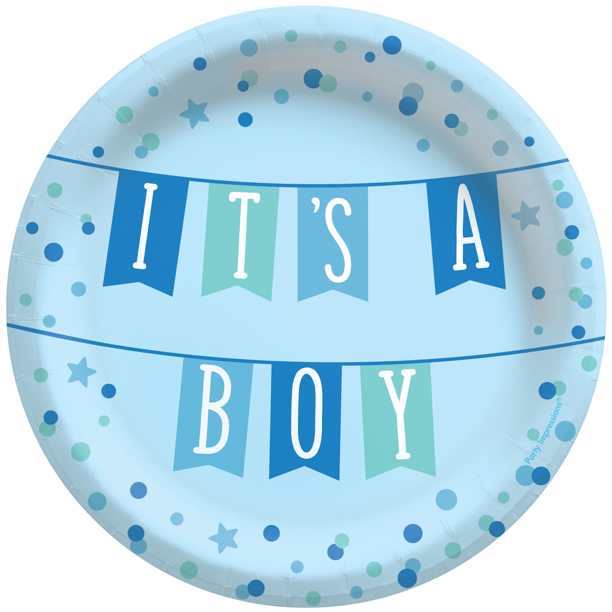 It's A Boy 6 3/4" Plates
