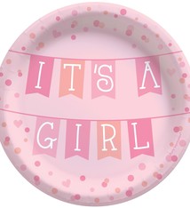 It's A Girl 6 3/4" Plates