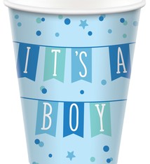 It's A Boy 9 Oz Paper Cups