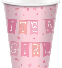 It's Girl 9 Oz Paper Cups