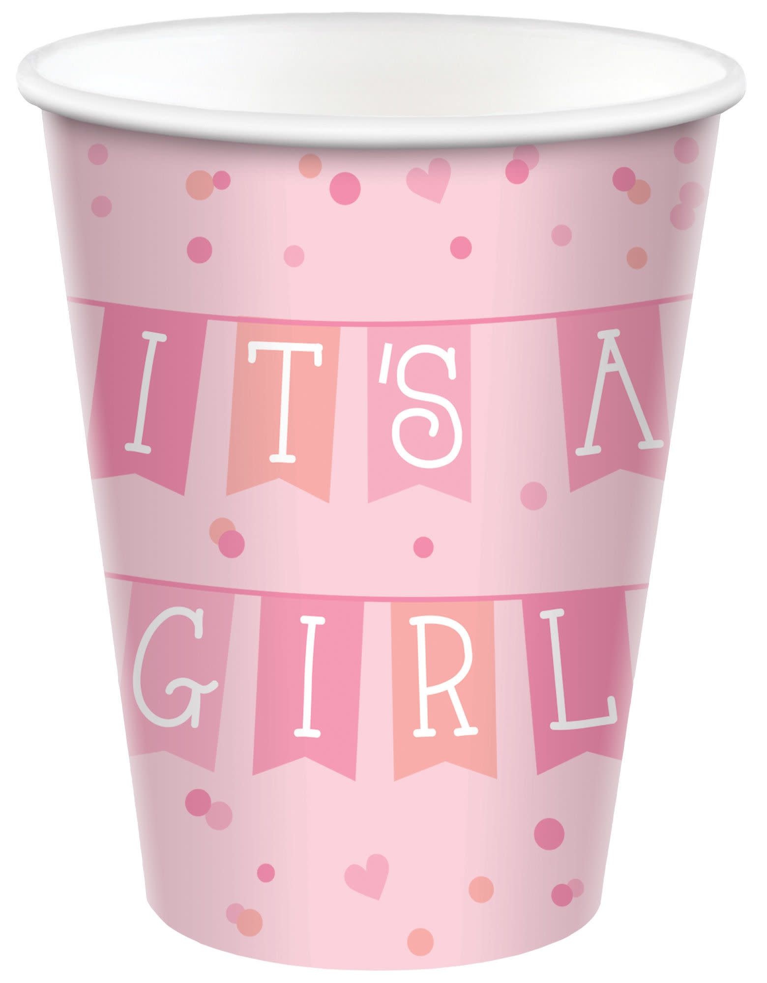It's Girl 9 Oz Paper Cups