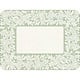 Oak Leaves & Acorns Rectangle Paper Placemats in Sage Green & Ivory - 12 Per Package