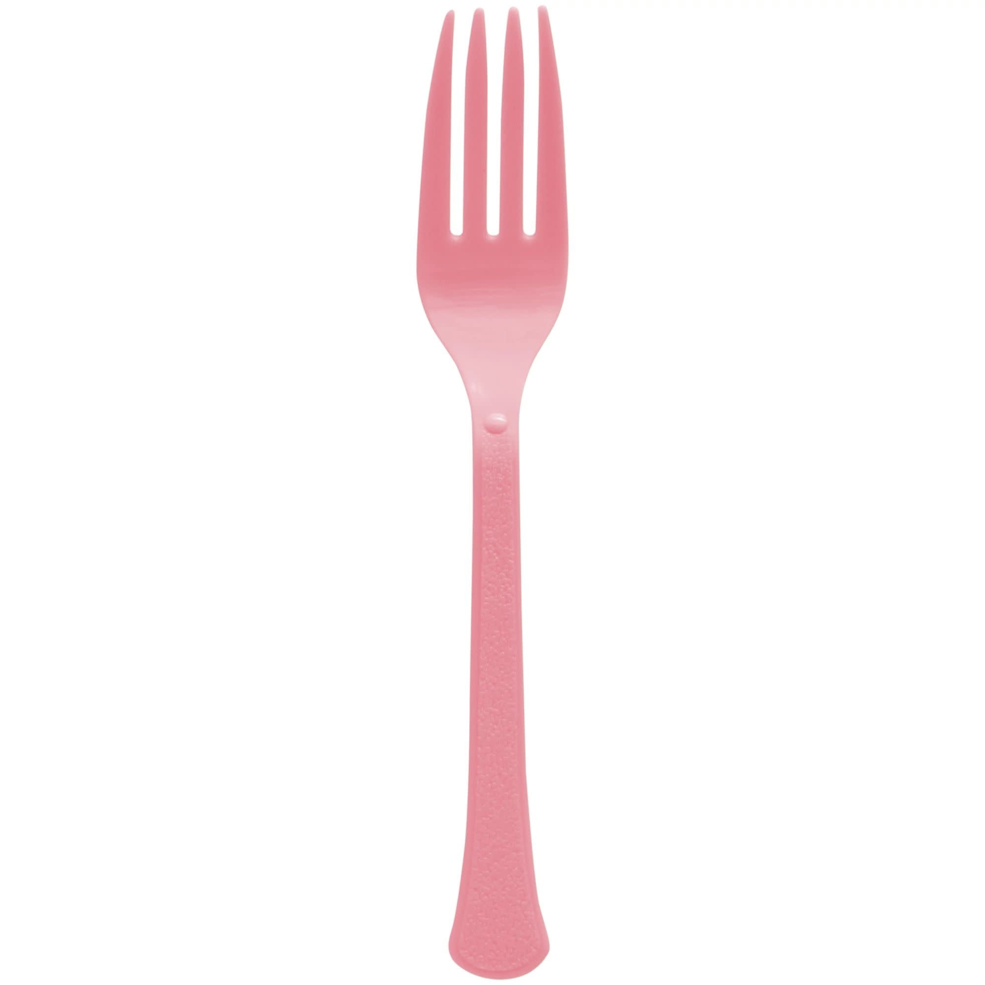 Boxed, Heavy Weight Forks, High Ct. - New Pink (50 Count)