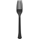 Boxed, Heavy Weight Forks, High Ct. - Jet Black (50 Count)