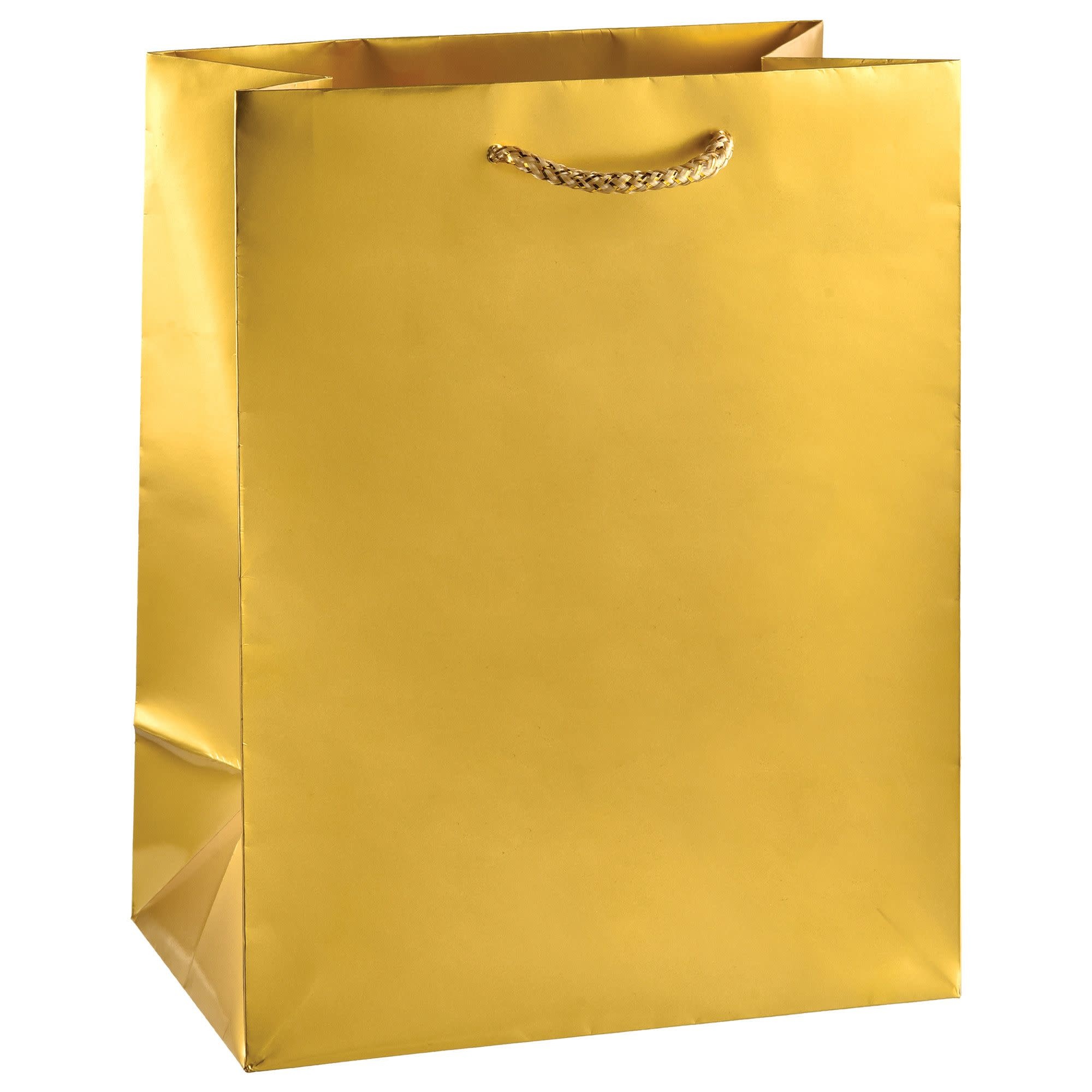 Gold Matte Medium Gift Bag