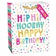 Hip Hip Hooray Birthday Medium Bag W/ Hang Tag