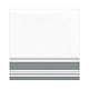 Airlaid Beverage Napkin - Silver