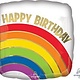 17" Birthday Gold Rainbow - #26