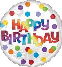 17" Happy Birthday Dots Of Color-#13