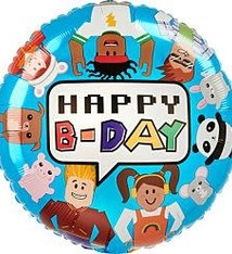 17" Party Town  -#126