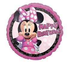 18" Mylar 'Happy Birthday" Minnie Mouse  Forever - #148