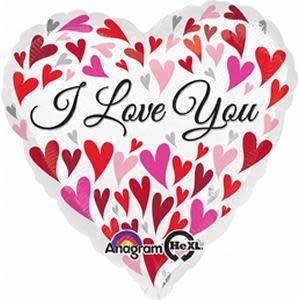 17" I Love You Happy Hearts - #211