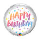 18" Mylar "Happy Birthday" Dazzling - #7