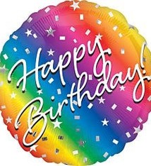 17" Ombre Birthday - #9